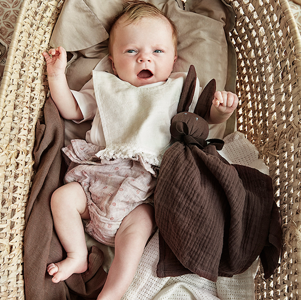 【Elodie】エロディ Blinkie ブリンキー ミニブランケット　出産祝い オーガニックコットン 新生児