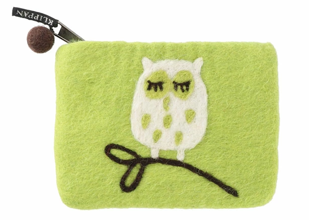 KLIPPAN //フェルトポーチ (tree owl)