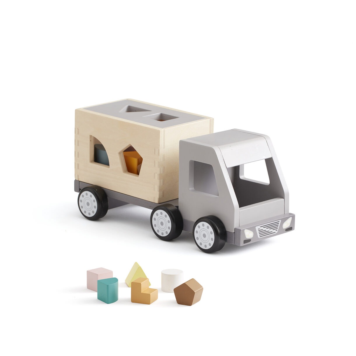kids concept //木製おもちゃのブロック付トラック Sorter Truck