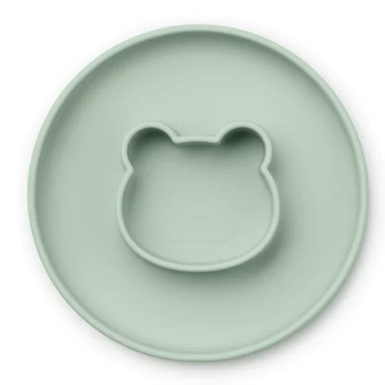 liewood// シリコンプレート(bear/mint green)