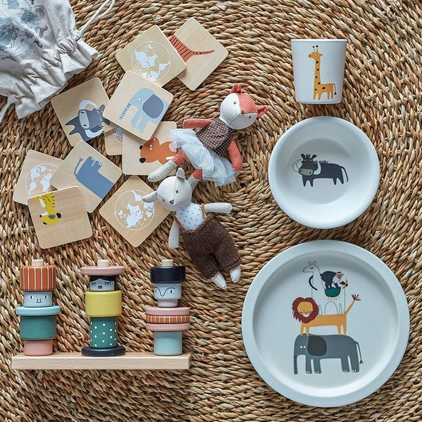 bloomingville //スタッキングトイの3人