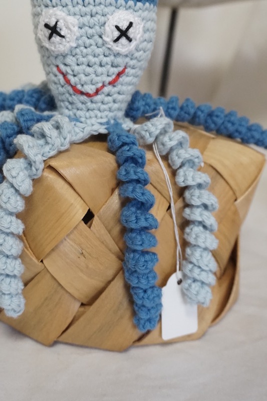 mikomi handmade/ タコのラケル（ブルー）