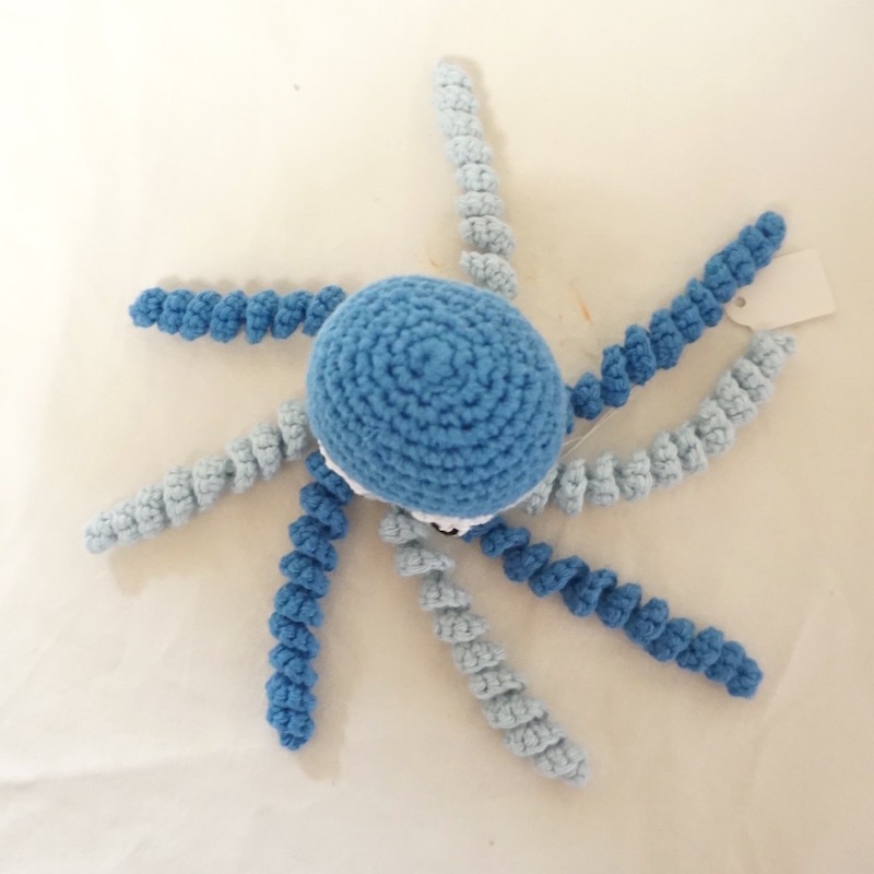 mikomi handmade/ タコのラケル（ブルー）