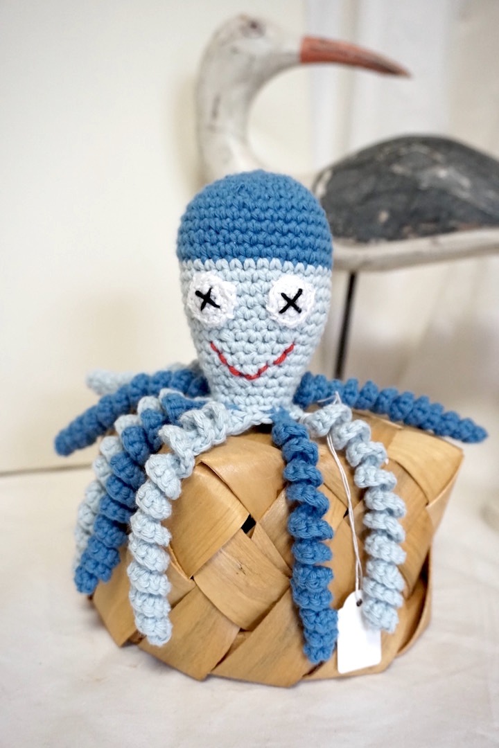 mikomi handmade/ タコのラケル（ブルー）