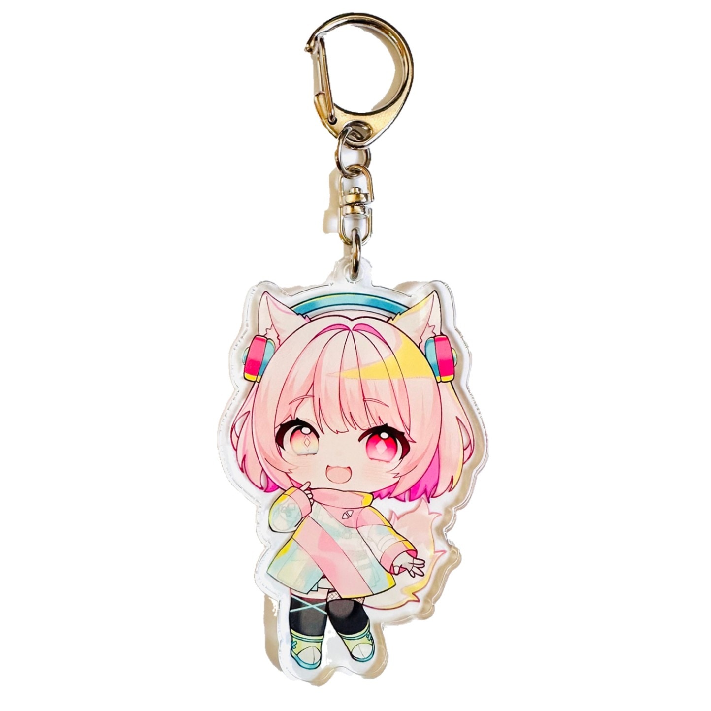 オトメドメイン　アクリルキーホルダー OMORI 3rd Anniversary Concert Wooden Keychains – OMOCAT