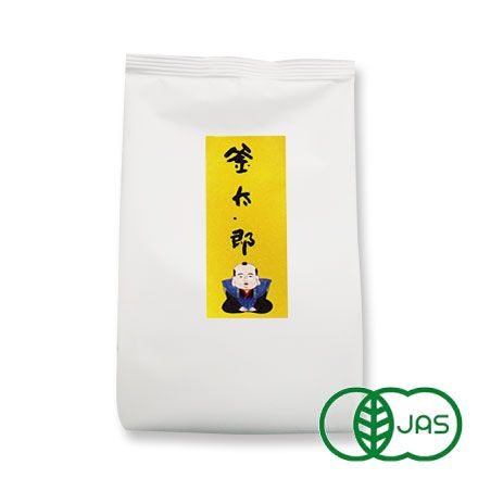 有機栽培 ほうじ茶 釜太郎 100g | うおがし銘茶 オンラインショップ