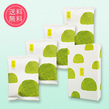 送料無料] 新茶503 80g×4袋 | うおがし銘茶 オンラインショップ