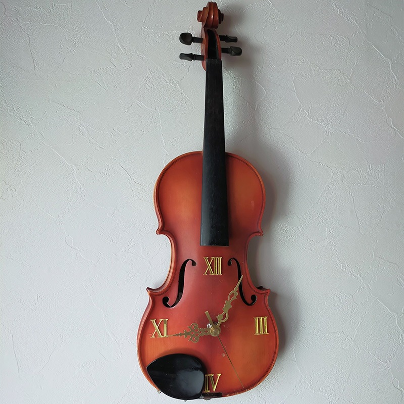 violin clock