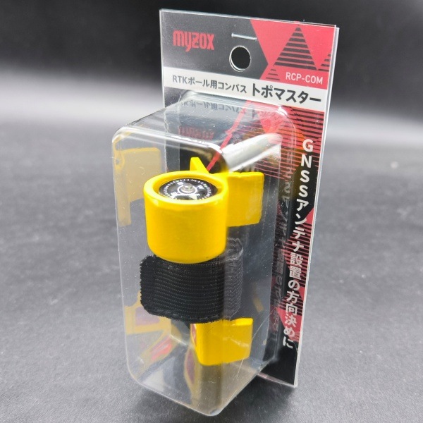 コンパス 13 ラウンド缶 ミンタブ セット 1381 MYZOX RTKポール用コンパス TOPO-MASTER | 測量機器 | 測量・建築