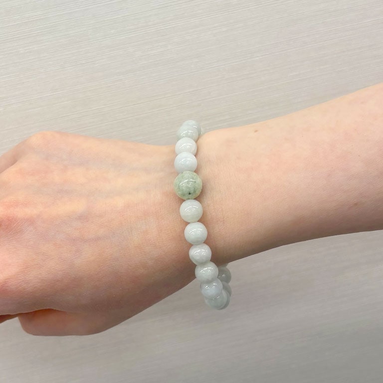 姫石　糸魚川翡翠ブレスレット　おまけ付き 糸魚川産 翡翠ブレスレット 女性用 【通常】｜nihonchokuhan(日本直販