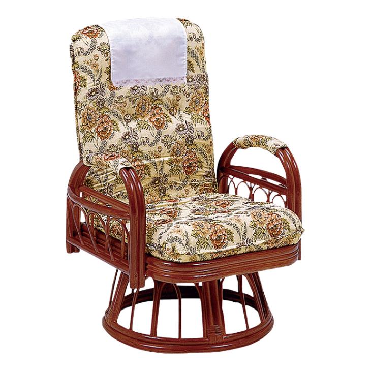 直送】 籐ギア回転座椅子 ハイタイプ｜nihonchokuhan(日本直販