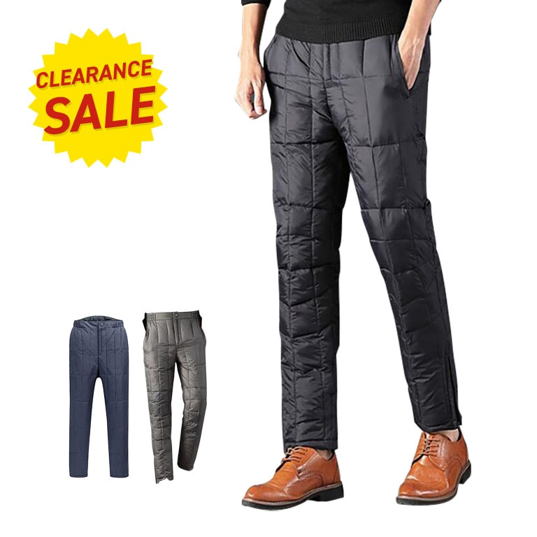 アウトレット】あったか 防寒 撥水 ダウンパンツ 【通常