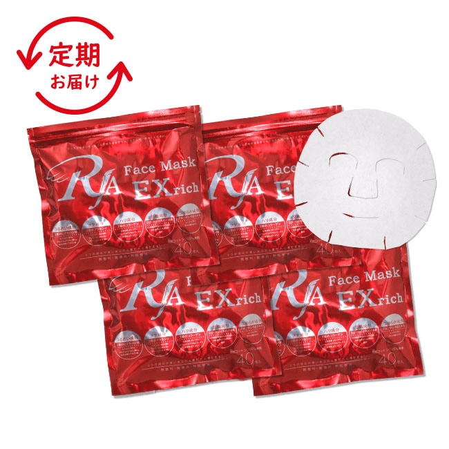 【定期】 ＜RJA＞フェイシャルマスクデラックス4袋