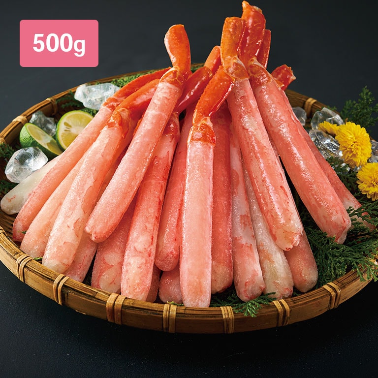 【直送】 生紅ズワイガニ ポーション 500g