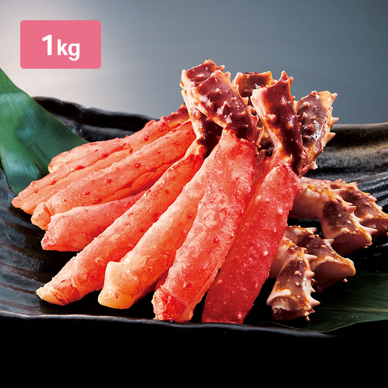 【直送】 北海道 根室産 生たらば蟹 棒肉 1kg