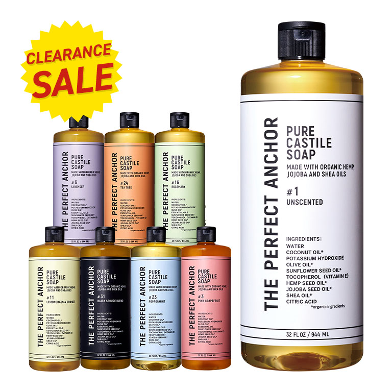 ザパーフェクトアンカー ピュアカスチールソープ ティートゥリー6本