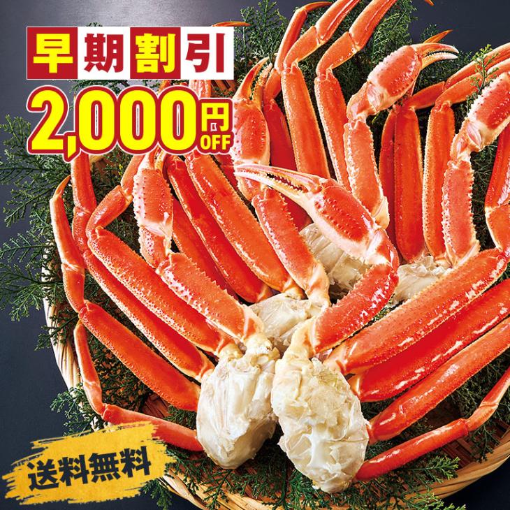 直送】 太い！3Lサイズ本ズワイ脚肉ボリュームセット 1セット 2kg
