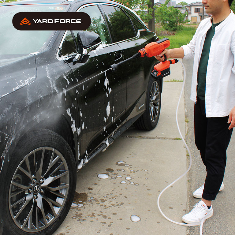YARD FORCE ヤードフォース 24Vコードレス強水圧洗浄機【通常