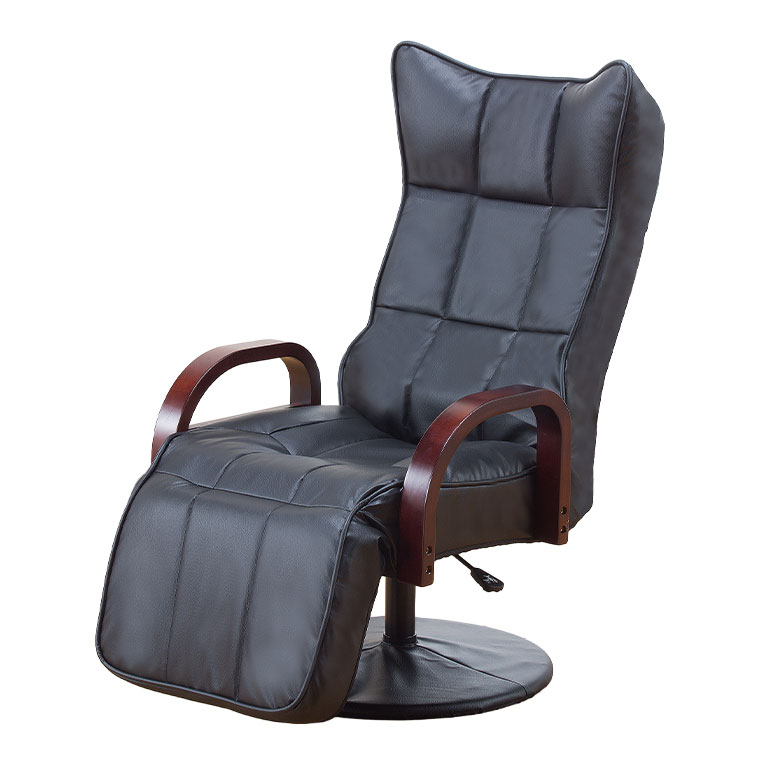 直送】 リクライニング回転座椅子フットレスト付｜nihonchokuhan(日本