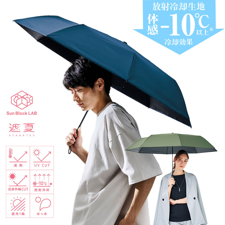雨のち快晴さま専用品 遮夏クール晴雨兼用日傘3段 男女兼用60cm 【通常】｜nihonchokuhan