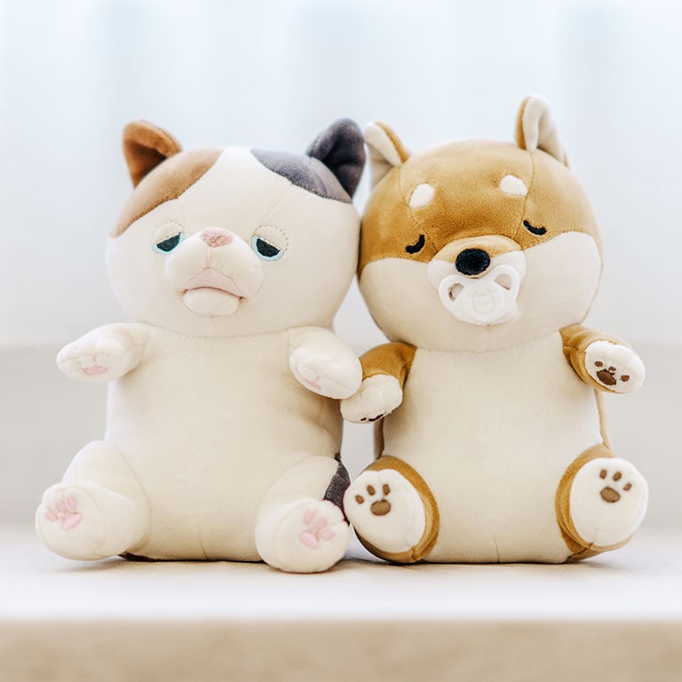 甘噛みハムハム シバイヌ＆ミケネコ 2種セット 【通常】