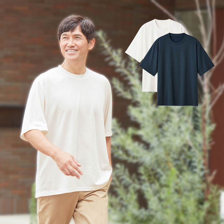 リカバリーケア メンズ ゆったり半袖シャツ 【通常】｜nihonchokuhan