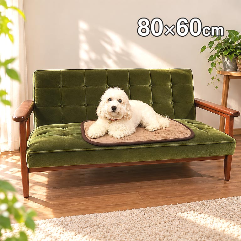 消臭達人&reg; ペット用 ぽかぽか蓄熱＆保温＆断熱 消臭パッド 80x60cm 【通常】