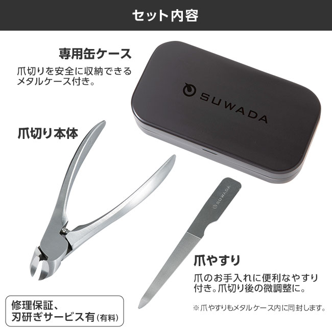 燕三条産・創業95年 SUWADA爪切りクラシックセット【通常】|新聞