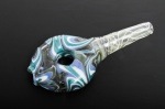 Hand made Glass Mouthpiece" Hazy "ハンドメイドグラスマウスピース ”ヘイジー”(ドーナツ)
