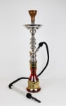 Omar Hookah" Stainless MID"ޡա"ƥ쥹ߥǥ(Red77cm