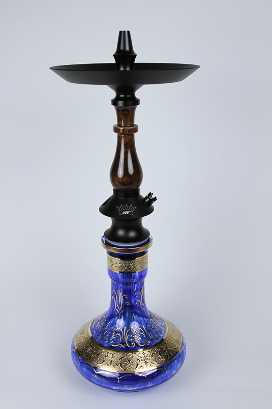 Regal Hookah Prince"V3 Egermann Bohemian Vase (24K) ꡼աץ 60cmBlue