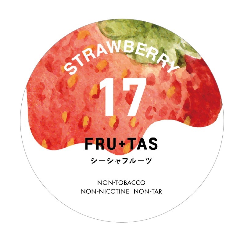 FRU+TASフルタス STRAWBERRY ストロベリー50g | Nicotin Free Flavor