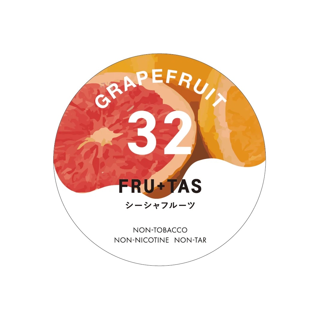 FRU+TASフルタスGRAPEFRUITグレープフルーツ50g | Nicotin Free Flavor