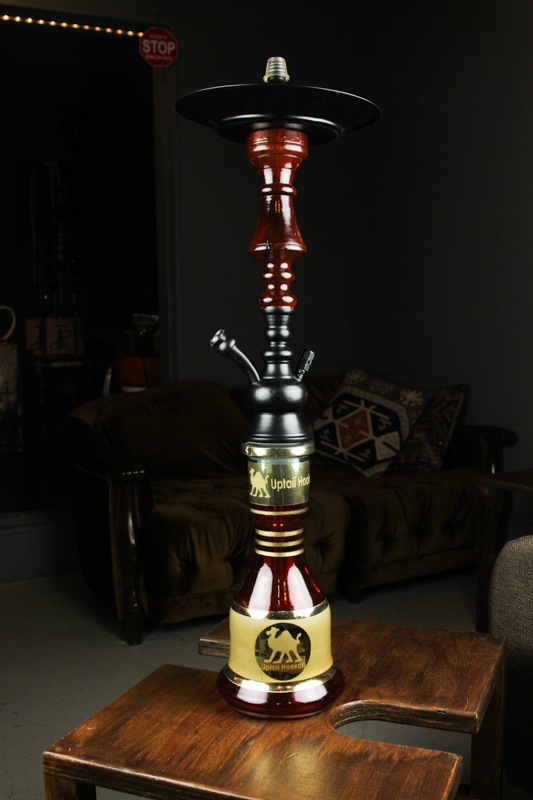 ��OUTLET SALE��UPTAIL HOOKAH"WOODEN"70cm(Red)