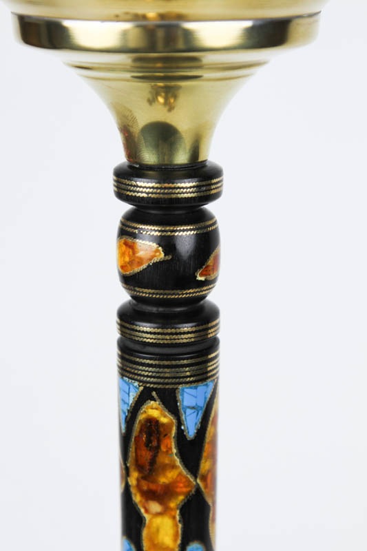 LIMITED EDITIONFarida Hookahs  Real Turquoise Ebony Stem A եաꥢ륿ܥˡ(ɡ﫥ƥ 70cm