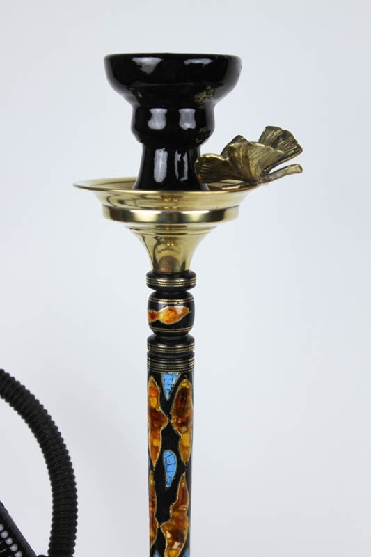 LIMITED EDITIONFarida Hookahs  Real Turquoise Ebony Stem A եաꥢ륿ܥˡ(ɡ﫥ƥ 70cm