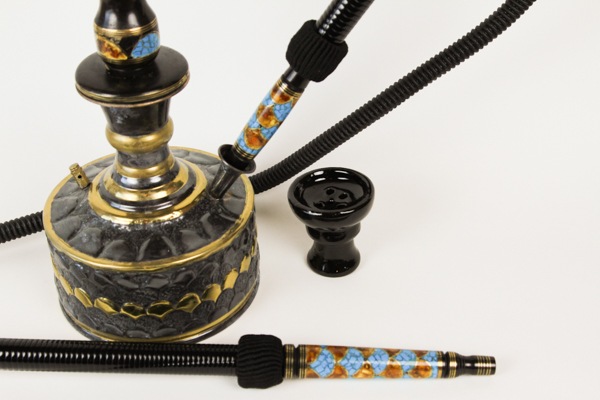 LIMITED EDITIONFarida Hookahs Real Turquoise Ebony Stem B եաꥢ륿ܥˡ(ɡ﫥ƥ  65cm