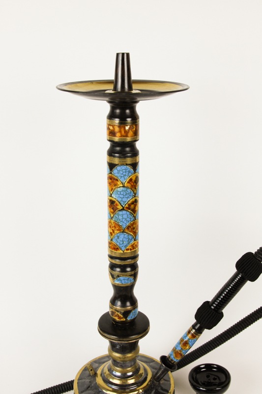 LIMITED EDITIONFarida Hookahs Real Turquoise Ebony Stem B եաꥢ륿ܥˡ(ɡ﫥ƥ  65cm