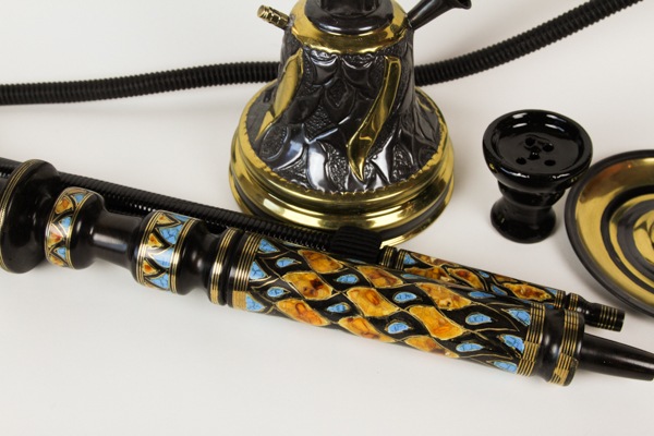 LIMITED EDITIONFarida Hookahs Real Turquoise Ebony StemCեաꥢ륿ܥˡ(ɡ﫥ƥ   75cm