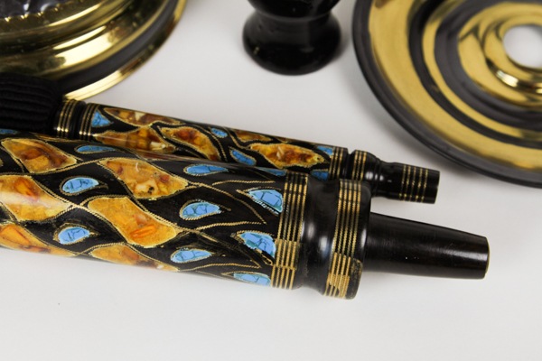 LIMITED EDITIONFarida Hookahs Real Turquoise Ebony StemCեաꥢ륿ܥˡ(ɡ﫥ƥ   75cm