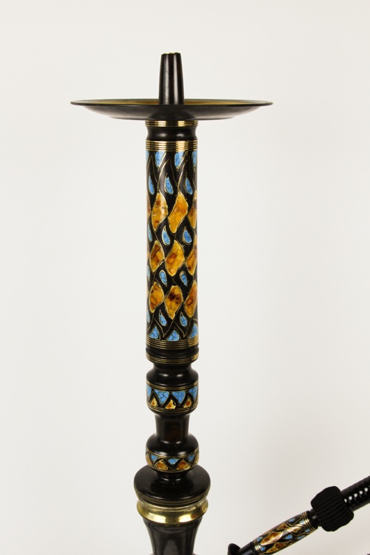 LIMITED EDITIONFarida Hookahs Real Turquoise Ebony StemCեաꥢ륿ܥˡ(ɡ﫥ƥ   75cm