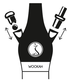 WOOKAH Mastercut-Check-Merbau  63cm