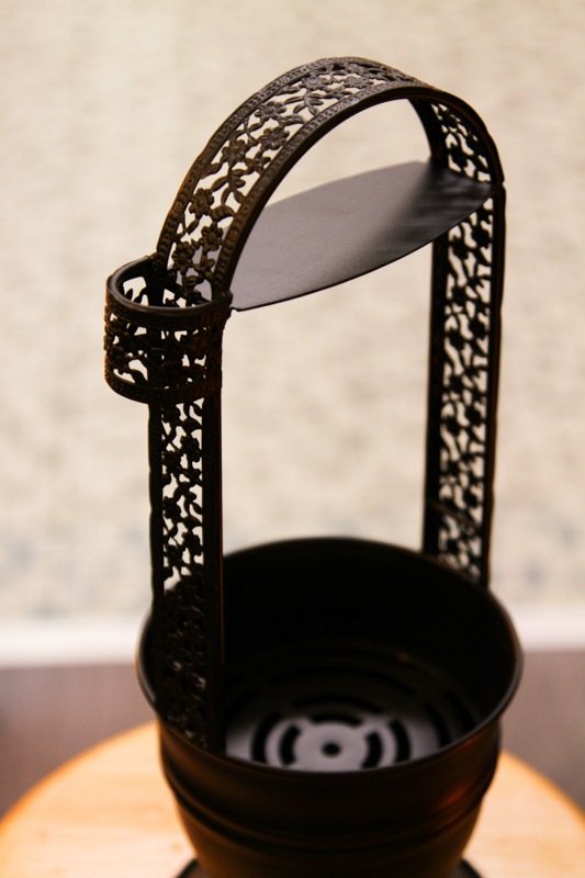 �ޥåȥ֥�å����㥳����ۥ�������쥿����Stainless Charcoal  Holder 36cm(Black)