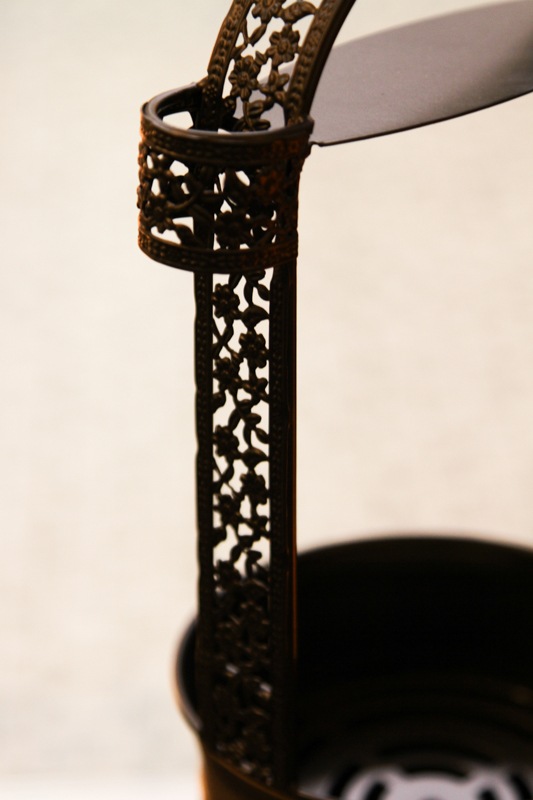 �ޥåȥ֥�å����㥳����ۥ�������쥿����Stainless Charcoal  Holder 36cm(Black)