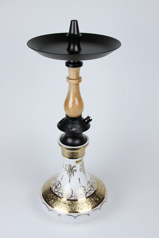 Regal Hookah ��Prince"V3 Egermann Bohemian Vase (24K) �꡼����ա������ץ�� 60cm��White��White Vase��