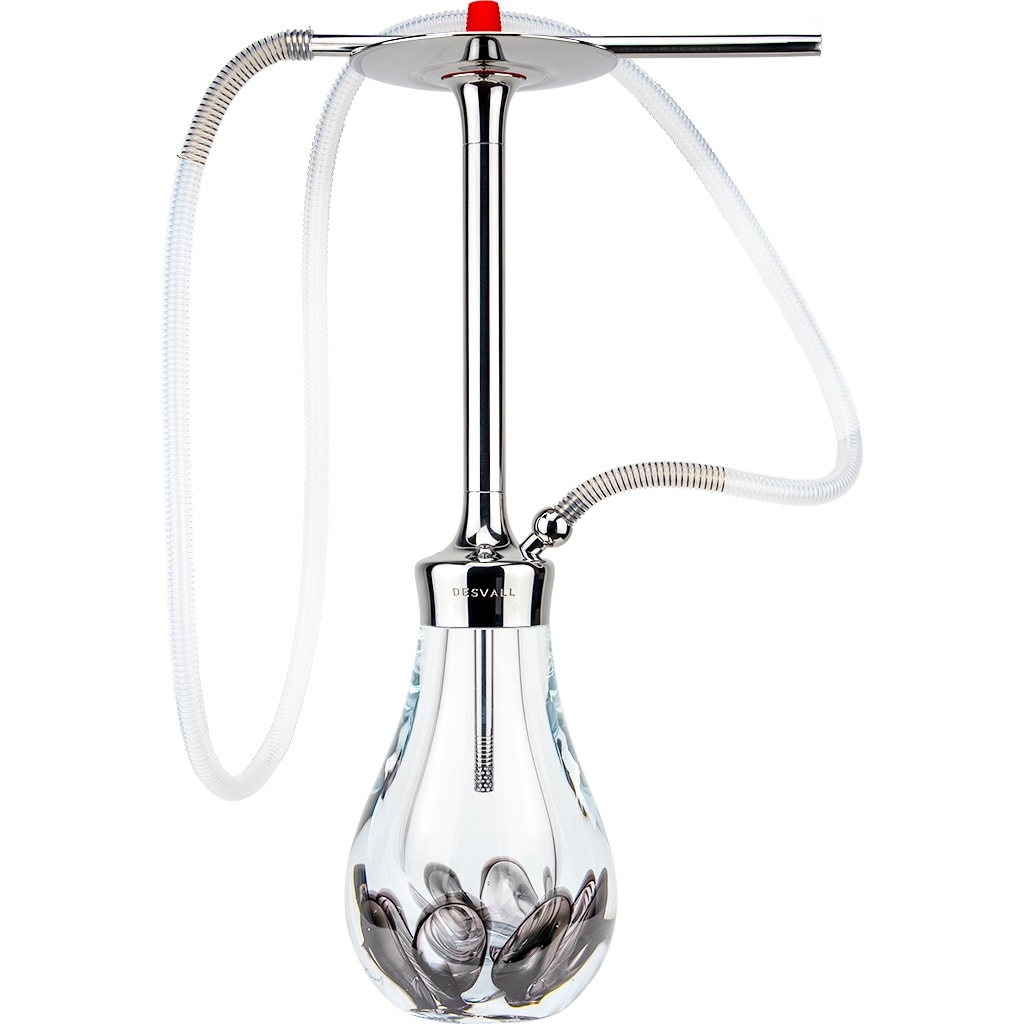 Desvall Hookah Classic 3 SS ���ƥ�쥹���ǥ������륯�饷�å�(Dot Blue &Purple)70cm