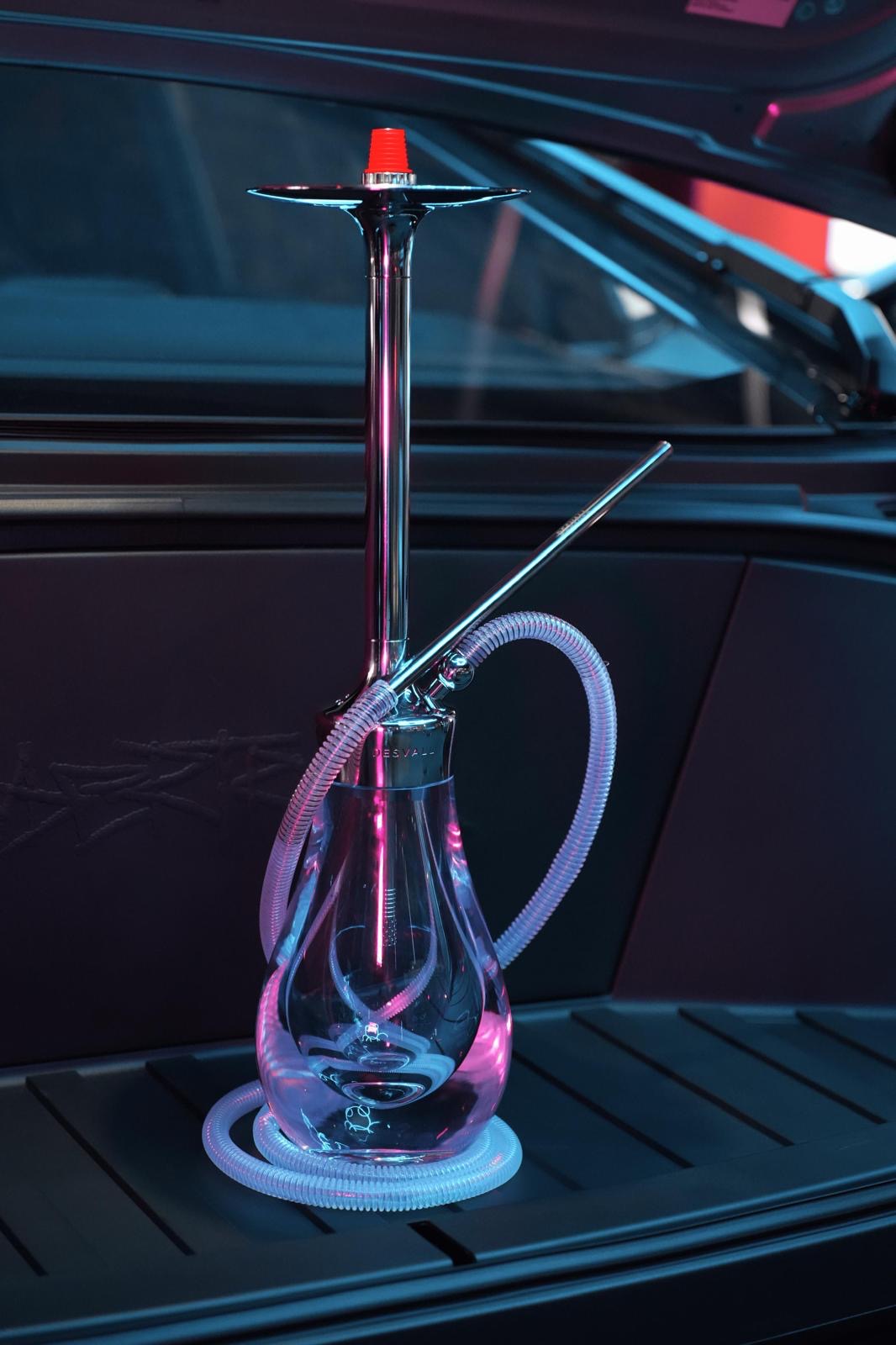 Desvall Hookah Titanium �����������ǥ������륯�饷�å�5(Orange&Pink)70cm