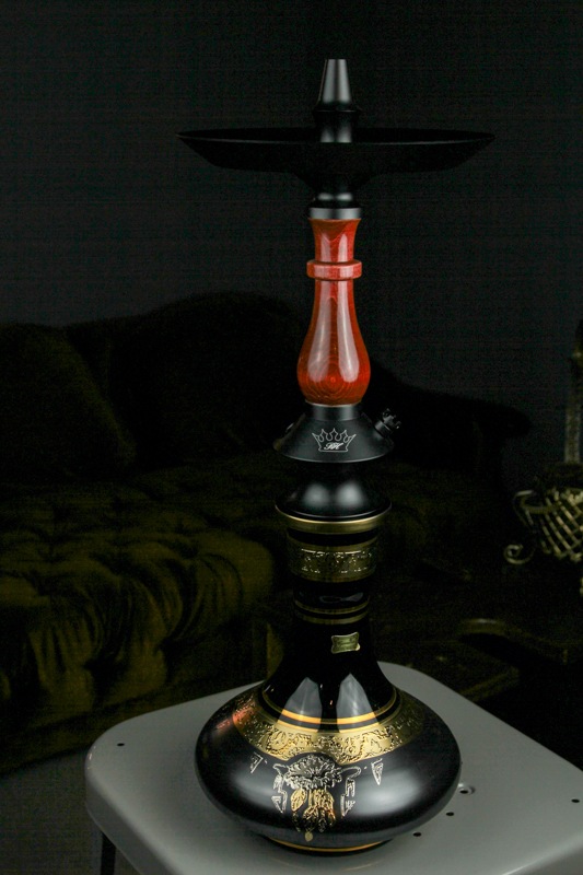 Regal Hookah ��Prince"V3 Egermann Bohemian Vase (24K) �꡼����ա������ץ�� 60cm��Red��Black Vase��