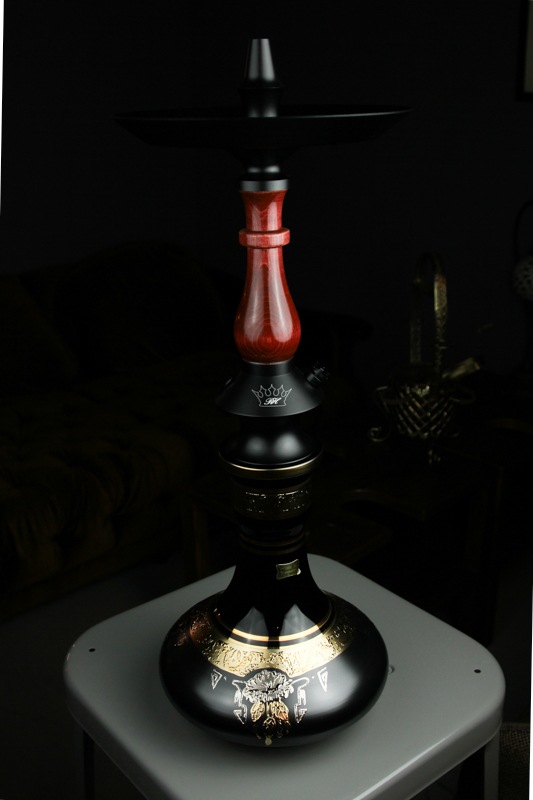 Regal Hookah ��Prince"V3 Egermann Bohemian Vase (24K) �꡼����ա������ץ�� 60cm��Red��Black Vase��