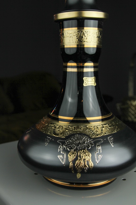 Regal Hookah ��Prince"V3 Egermann Bohemian Vase (24K) �꡼����ա������ץ�� 60cm��Red��Black Vase��